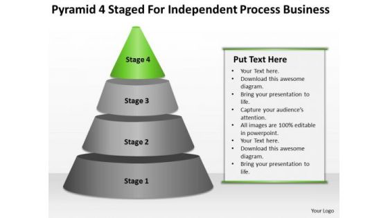 For Independent Process Business Ppt Plan Small PowerPoint Templates