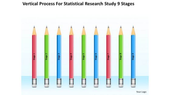 For Statisctical Research Study 9 Stages Ppt Business Plan PowerPoint Slides