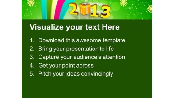 Forthcoming New Year With Presents Holidays PowerPoint Templates Ppt Backgrounds For Slides 1112