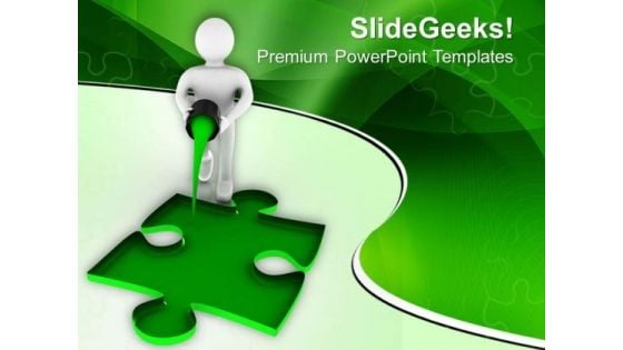 Found The Solution To The Problem PowerPoint Templates Ppt Backgrounds For Slides 0813