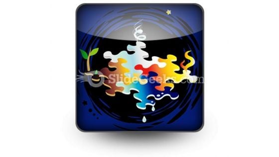 Four Elements Of Nature PowerPoint Icon S