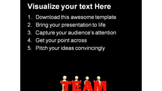 Four Persons Team Business PowerPoint Themes And PowerPoint Slides 0411