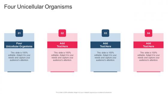 Four Unicellular Organisms In Powerpoint And Google Slides Cpb