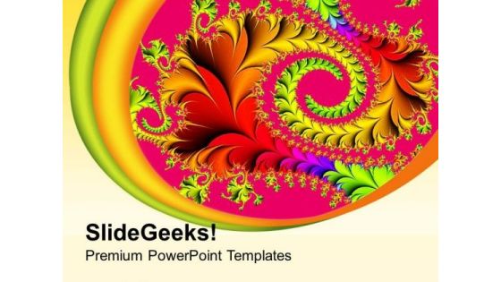 Fractal Abstract Background PowerPoint Templates Ppt Backgrounds For Slides 0513