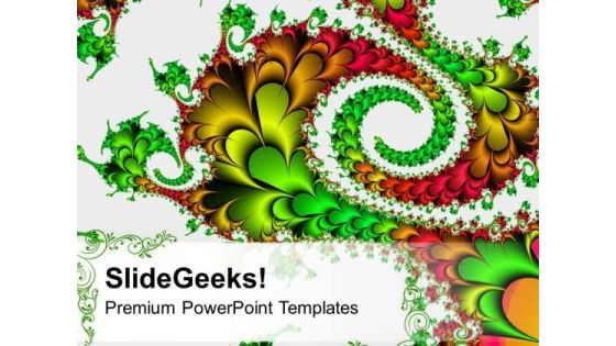 Fractal Design Background PowerPoint Templates Ppt Backgrounds For Slides 0613