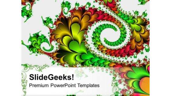 Fractal Design Background PowerPoint Templates Ppt Backgrounds For Slides 0613