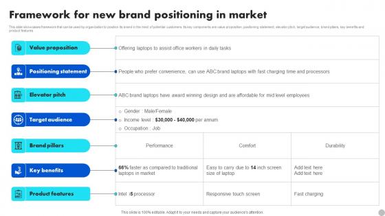 Framework For New Brand Positioning In Market Brand Diversification Approach Infographics Pdf