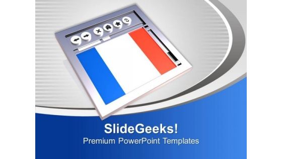 France Website Internet PowerPoint Templates Ppt Backgrounds For Slides 0213