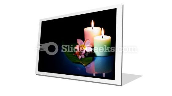 Frangipane Flower With Couple PowerPoint Icon F