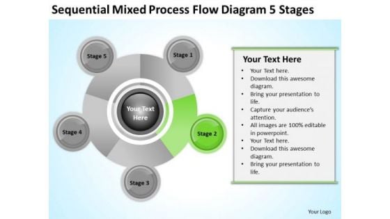Free Business Charts Sequential Mixed Process Flow Diagram 5 Stages PowerPoint Template Free Business Charts Sequential Mixed Process Flow Diagram 5 Stages PowerPoint Template