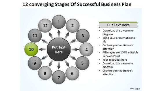 Free Business PowerPoint Templates Plan Circular Flow Process