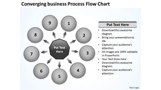 Free Business PowerPoint Templates Process Flow Chart Ppt Target