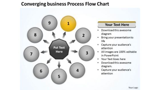 Free Business PowerPoint Templates Process Flow Chart Target Free Business PowerPoint Templates Process Flow Chart Target