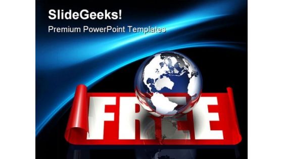 Free Globalization Globe PowerPoint Templates And PowerPoint Backgrounds 0311