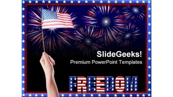 Freedom Americana PowerPoint Templates And PowerPoint Backgrounds 0711