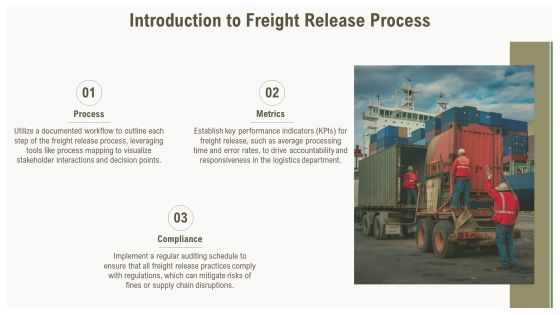 Freight Release Process Optimization Insights PPT Guidelines AT Slide03