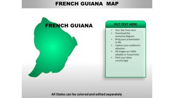 French Guiana PowerPoint Maps