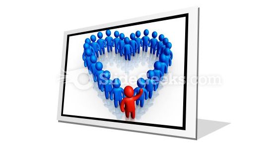 Friendly Support PowerPoint Icon F Friendly Support PowerPoint Icon F