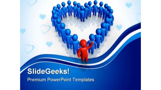 Friendly Support Symbol People PowerPoint Themes And PowerPoint Slides 0411