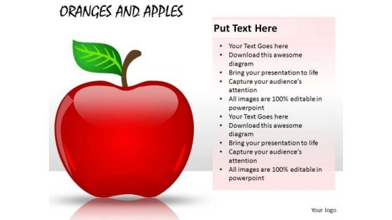 Fruit Apple PowerPoint Clipart Slides