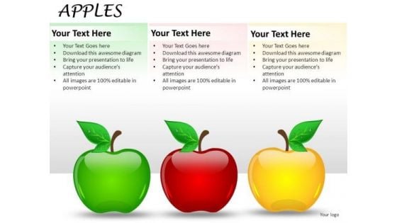 Fruit Apples PowerPoint Slides And Ppt Diagrams Templates