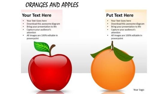 Fruit Oranges And Apples PowerPoint Slides And Ppt Diagram Templates