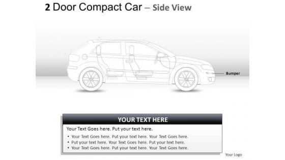 Fuel 2 Door Blue Car Side PowerPoint Slides And Ppt Diagram Templates