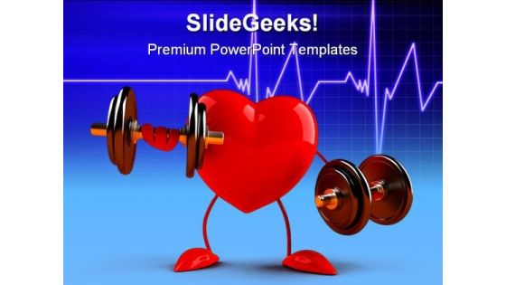 Fun Heart Health PowerPoint Templates And PowerPoint Backgrounds 0611