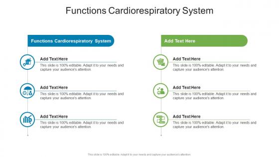 Functions Cardiorespiratory System In Powerpoint And Google Slides Cpb