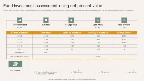 Fund Investment Assessment Using Net Present Value Background Pdf Fund Investment Assessment Using Net Present Value Background Pdf