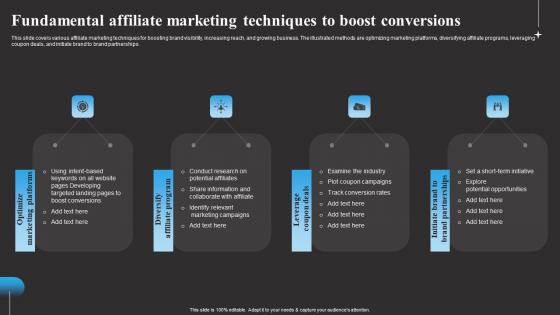 Fundamental Affiliate Marketing Techniques Tracking Word Mouth Marketing Rules PDF