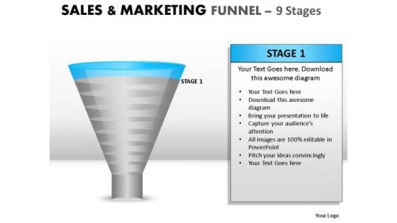 Funnel Diagram For PowerPoint Presentations