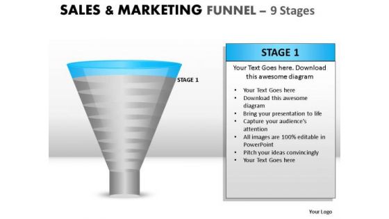 Funnel Diagram For PowerPoint Presentations Funnel Diagram For PowerPoint Presentations