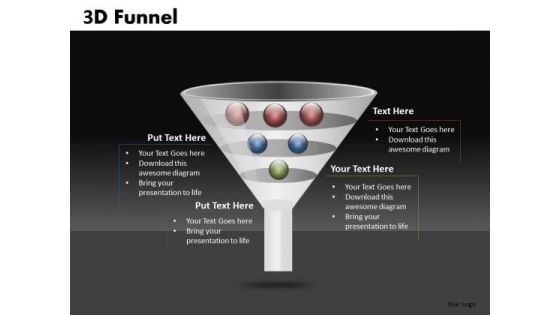 Funnel Shape Diagram For PowerPoint Slides Ppt Templates