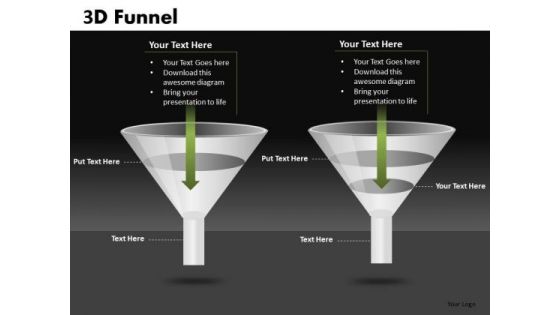 Funnels PowerPoint Slides With Editable Text Boxes For Ppt Presentations