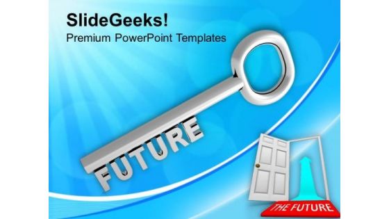 Future Key Business Success Concept PowerPoint Templates Ppt Backgrounds For Slides 0213