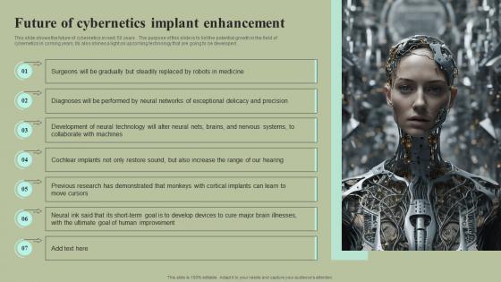 Future Of Cybernetics Implant Enhancement Cybernetic Integration Ideas Pdf