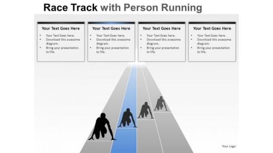 Future Race Person Running PowerPoint Slides And Ppt Diagram Templates