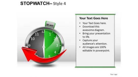 Future Stopwatch 4 PowerPoint Slides And Ppt Diagram Templates