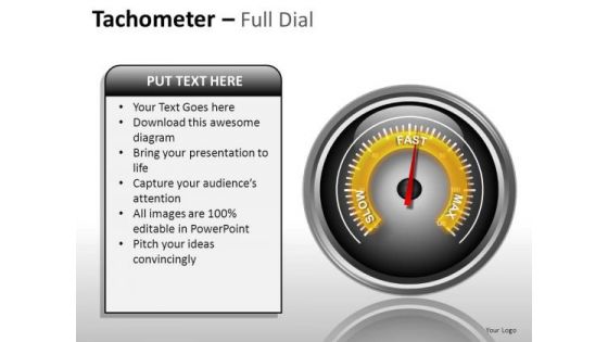 Future Tachometer Full Dial PowerPoint Slides And Ppt Diagram Templates