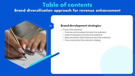 G191 Table Of Contents Brand Diversification Approachfor Revenue Enhancement Designs Pdf G191 Table Of Contents Brand Diversification Approachfor Revenue Enhancement Designs Pdf