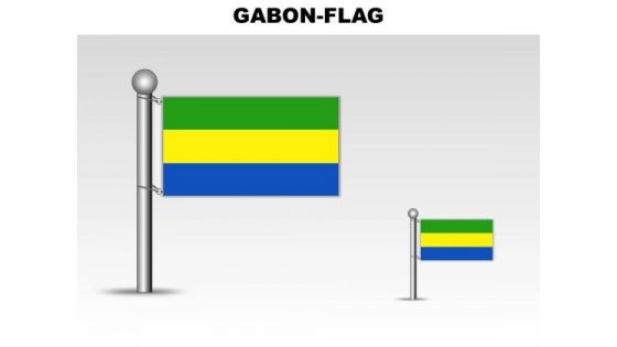 Gabon Country PowerPoint Flags