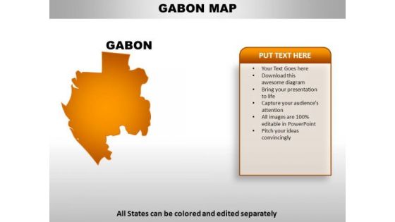Gabon PowerPoint Maps