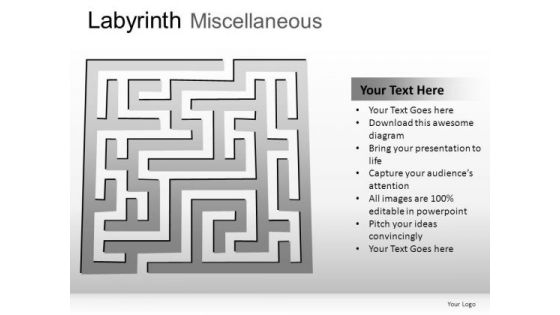 Game Labyrinth Miscellaneous PowerPoint Slides And Ppt Diagram Templates