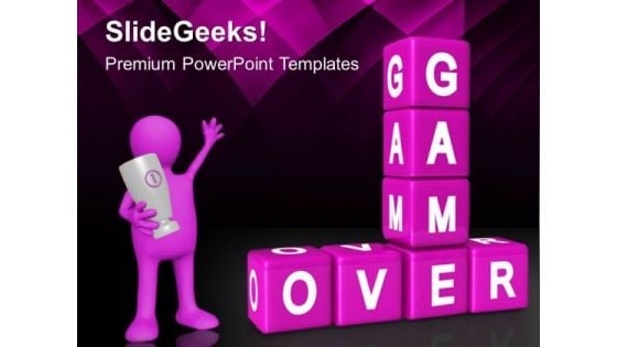 Game Over Winner Future PowerPoint Templates And PowerPoint Themes 0412 Game Over Winner Future PowerPoint Templates And PowerPoint Themes 0412
