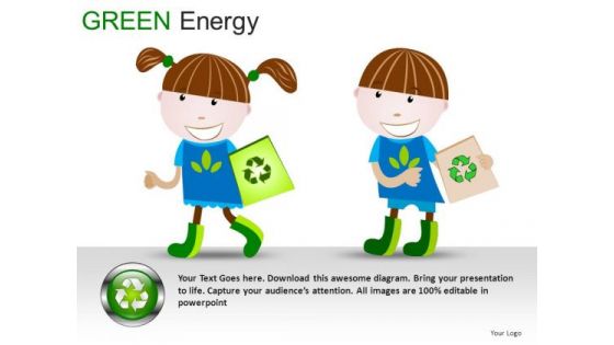 Game Pieces Green Energy PowerPoint Slides And Ppt Diagram Templates
