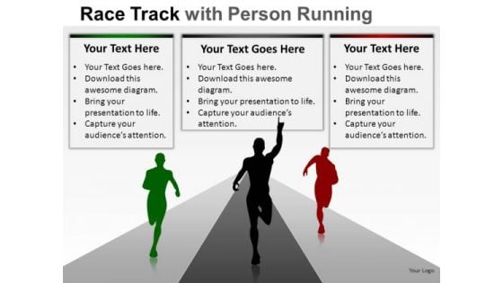 Game Race Person Running PowerPoint Slides And Ppt Diagram Templates