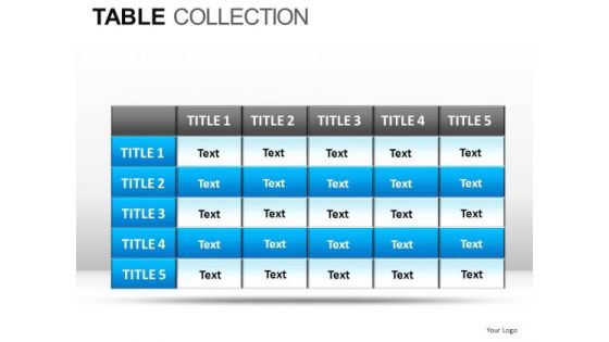 Game Table Collection PowerPoint Slides And Ppt Diagram Templates