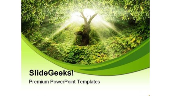 Garden Eden Nature PowerPoint Templates And PowerPoint Backgrounds 0411