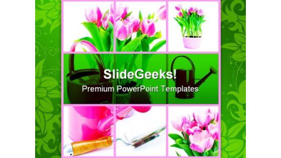 Gardening Nature PowerPoint Themes And PowerPoint Slides 0911